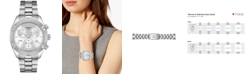 Tissot Women's Swiss Chronograph T-Classic PR 100 Gray Stainless Steel Bracelet Watch 38mm